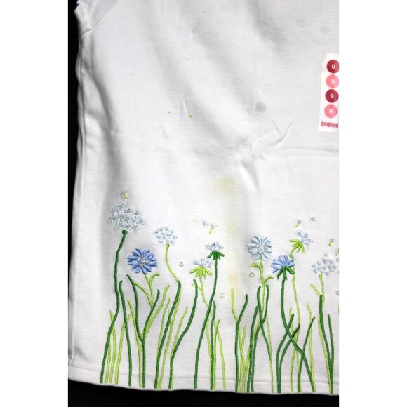 NWT 2004 Gymboree Dandelion Wishes Shirt Flower Hem Early Spring Bow sz 6 - Picture 5 of 7